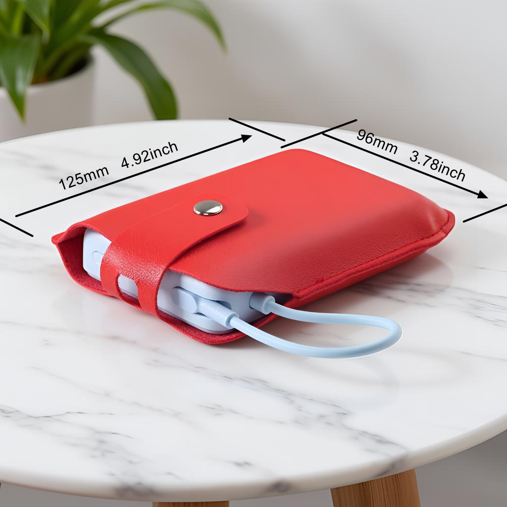 Power Banks - Xiaomi 磁気パワーバンク 10000 7.5W 内蔵スタンド付きモバイルバッテリー保護カバー PU