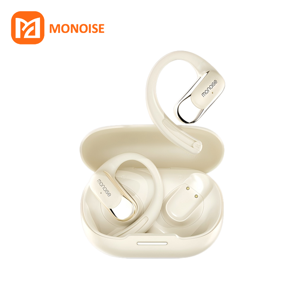 Earphones - Monoise P-G2 AIスマートイヤホン ワイヤレスBluetoothオープンイヤーイヤホン 会議録音 音声からテキストへ