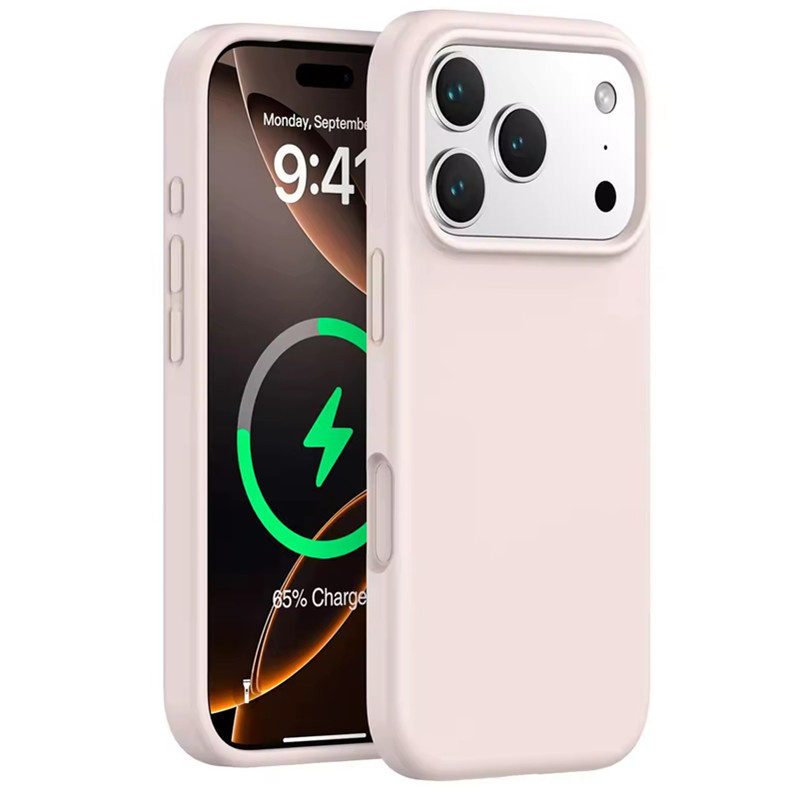Liquid Silicone Magnetic Phone Case - 液体シリコン製マグネット式iPhoneケース Air 17 16 15 14