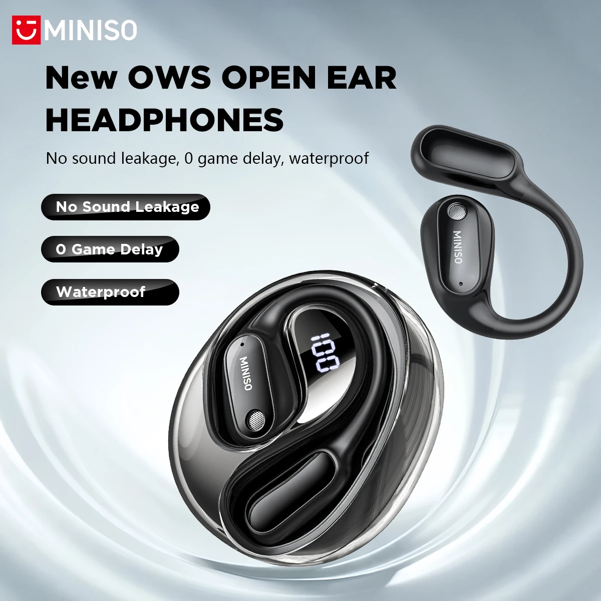MINISO MS190 リアルタイムAI音声翻訳イヤホン。 - Earphones のレビューと価格
