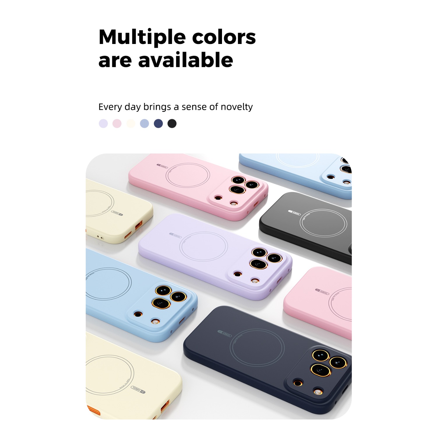 液体シリコーン目に見えない磁気電話ケース名誉 600 500 - Liquid Silicone Magnetic Phone Case のレビューと価格