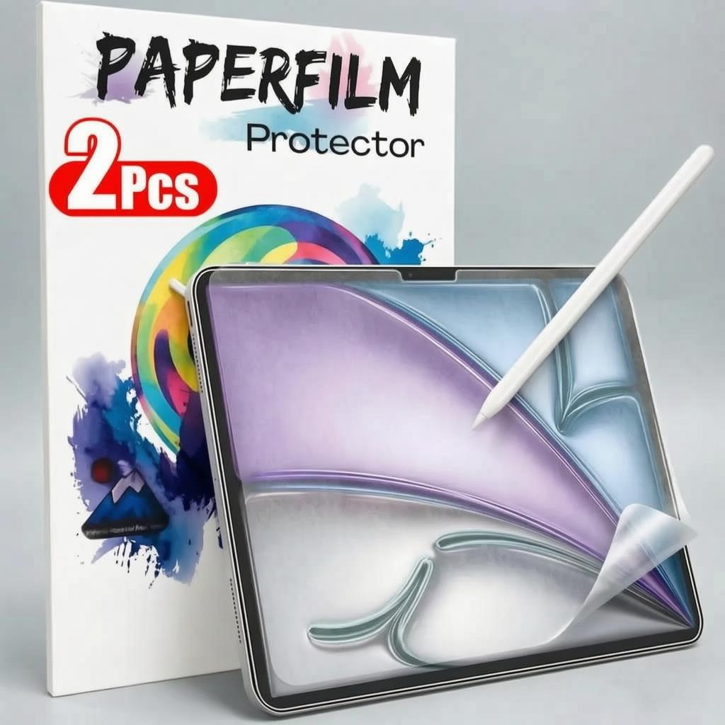 2枚入り マット紙のようなフィルム iPad Pro 13イ - Matte Anti Glare Screen Protector のレビューと価格