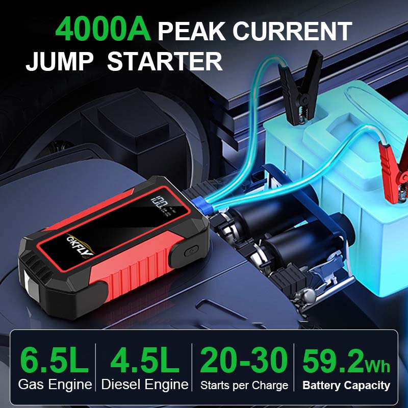 GKGLY ポータブルカージャンプスターター パワーバンク  - Power Banks のレビューと価格