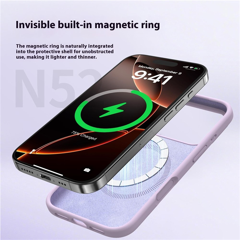 液体シリコン製マグネット式iPhoneケース Air 17  - Liquid Silicone Magnetic Phone Case のレビューと価格